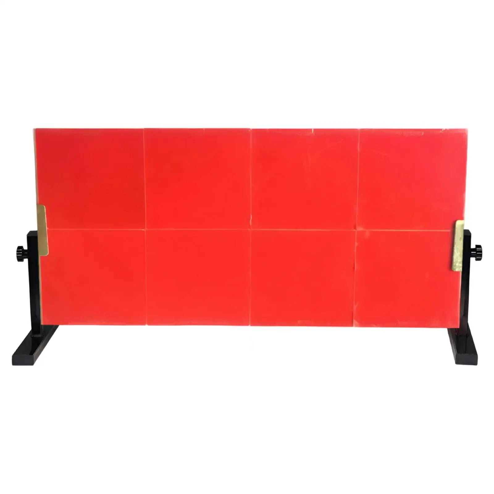 Table Tennis Return Board with 8 Rubbers Pingpong Accessory,Professional High Performance Table Tennis Exerciser Stable Red
