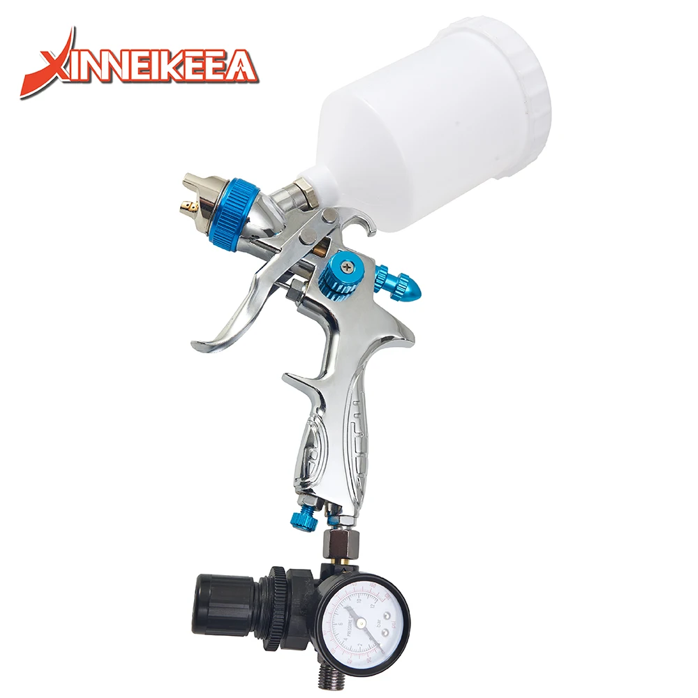 Nuovo HVLP pneumatico protezione ambientale pistola a spruzzo ugello 1.4 2.0mm annaffiatoio capacità 600ml H-887 mobili pistola a spruzzo