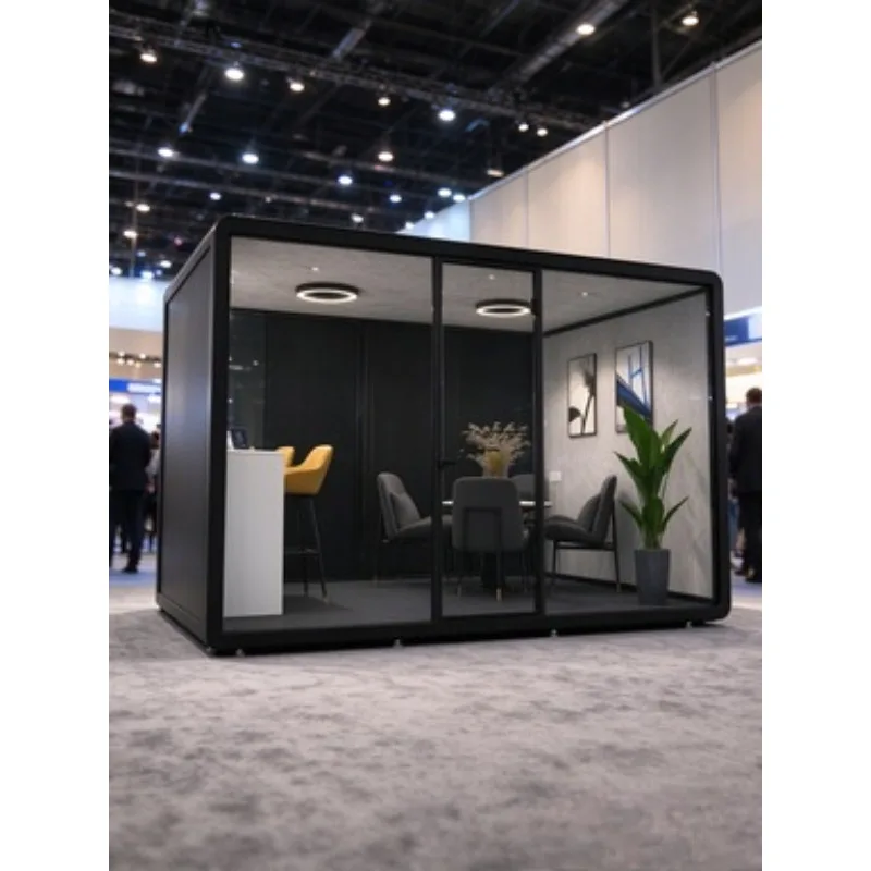 Custom Made Modern Aluminum Private Office Work Pods Phone Booths Silent Portable AcousticOffice Pod Recording Booth