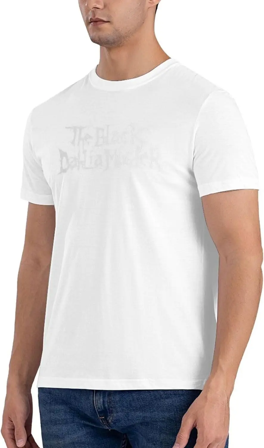 The Black Band Dahlia Murder Shirt Men's Double Sided Pattern Printed T-Shirt, Cotton Crew Neck Short Sleeve Tops Black