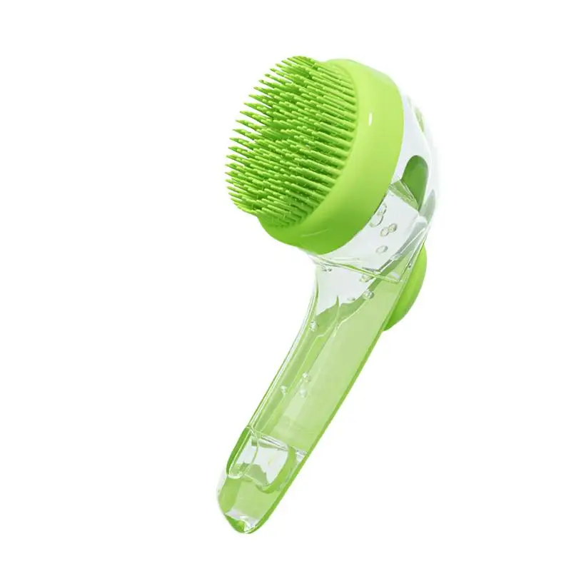 

Dog Washing Brush Washing Brush With Soap Dispenser Shampoo Massage Bath Brush Long Handle For Shower Daily Cleaning