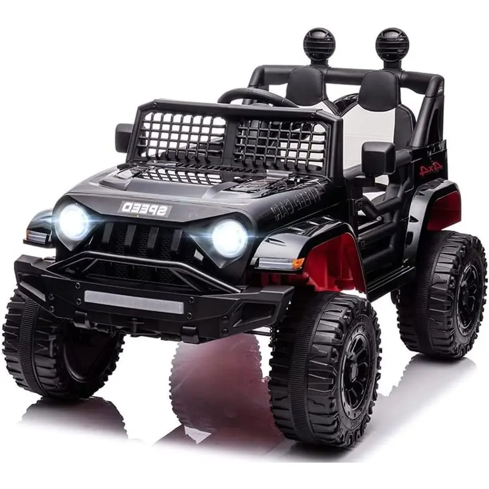 Voiture électrique 12V pour enfants, jouets, voitures pour enfants avec 3 vitesses réglables, Bluetooth, télécommande Parent, Spri