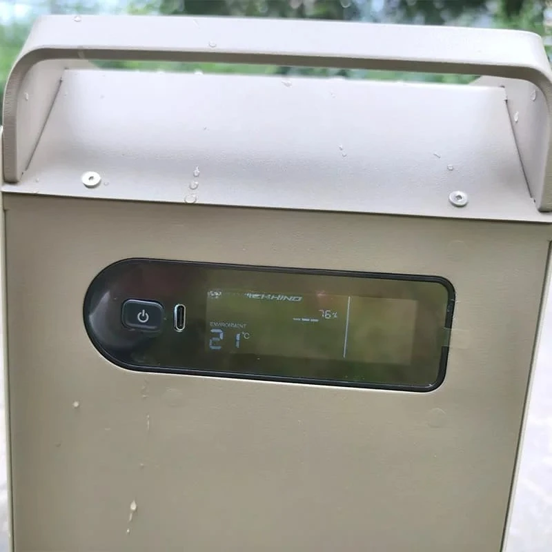 Outdoor Portable Propane Water Heater Shower Pump Compact Outdoor Cleaning  Showering System