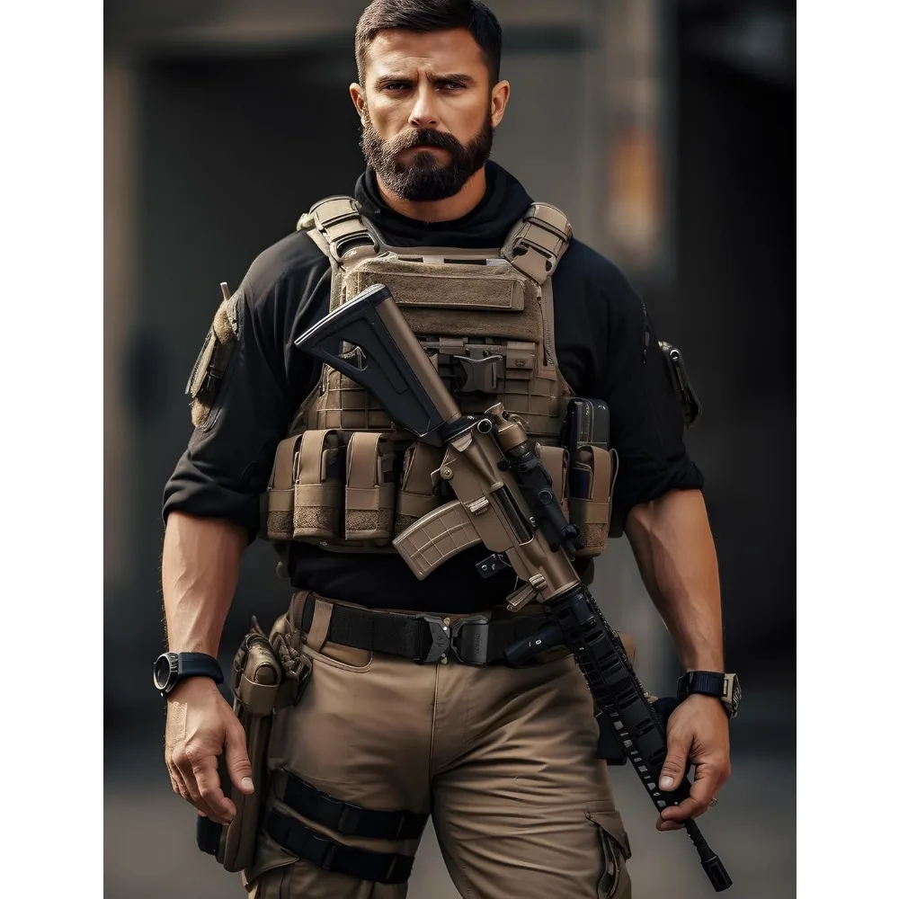 Military Hiking Rigger 1.5" Nylon Web Work Belt with Heavy Duty Quick Release Buckle