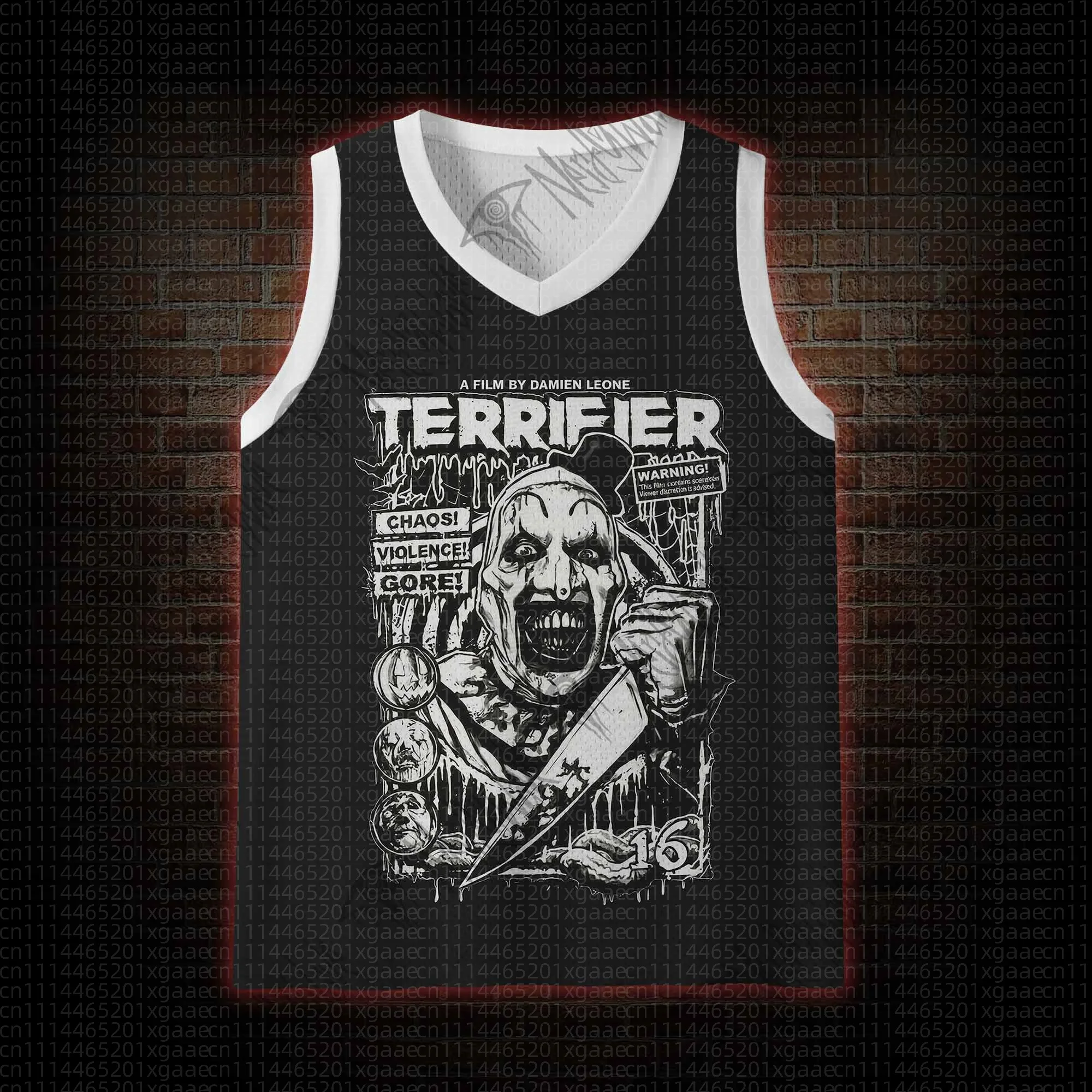 2026 New Movie Sports Fashion Adult and Children V-neck Vest Street View Clothing Gothic Horror Fan Gift