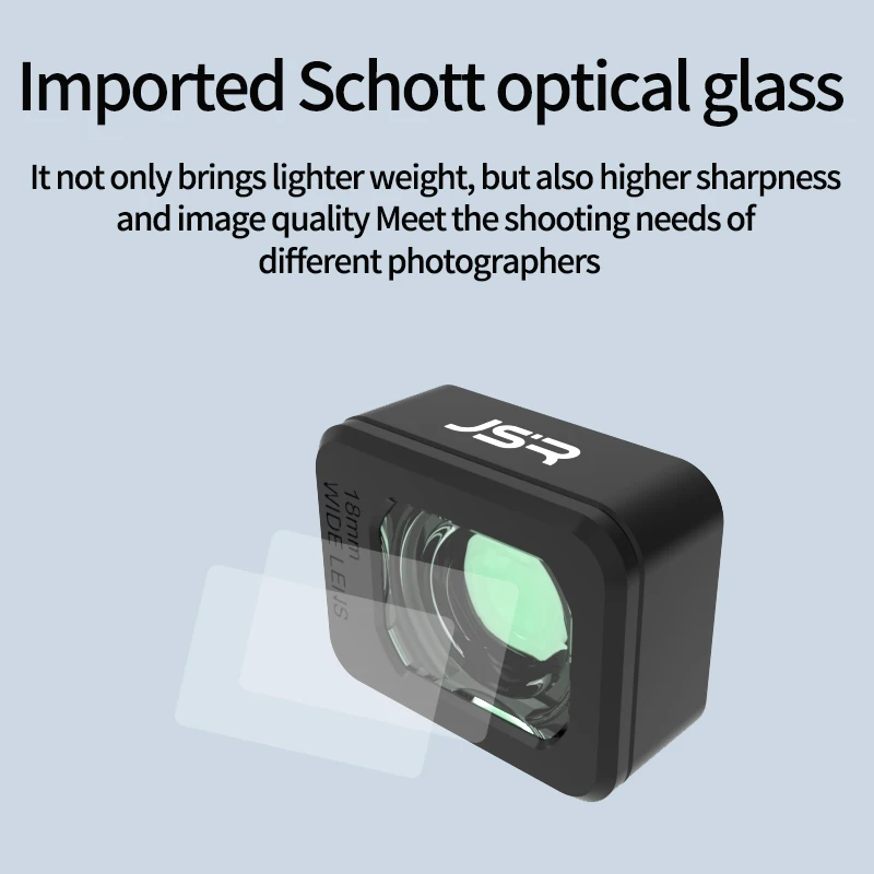 Para DJI Mini 3 Pro Drone Gimbal Câmera Externa 110 °   Acessórios de filtro adicionais de faixa de visão de tiro de extensão de lente grande angular