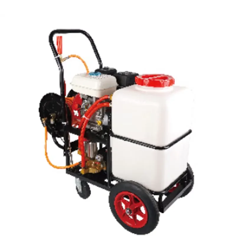 

Agricultural Sprayer 60l Gasoline Engine Power Sprayer With Spray Gun High Pressure Hose and Hose Reel