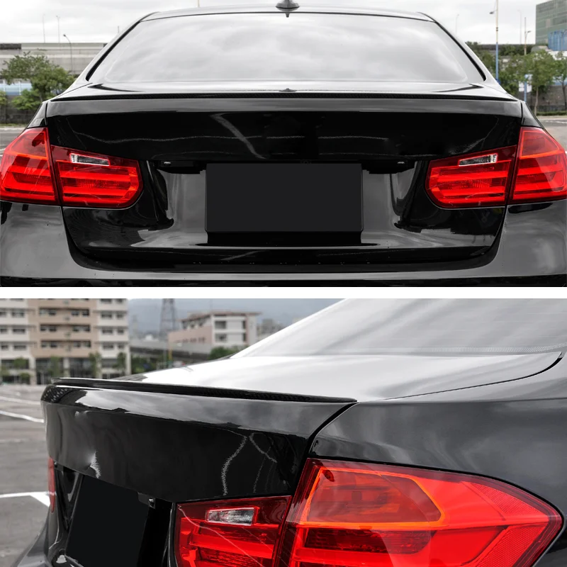 Fits For BMW 3 Series Accessories F30 320i 328i 335i Trunk Spoiler 2013-2019 Glossy Black Wing Lip