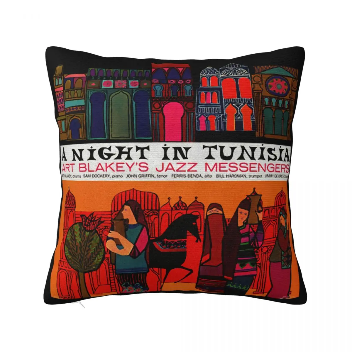 Art Blakey And The Jazz Messengers A Night In Tunisia Size S 2Xl Autumn Straight Pillow Case