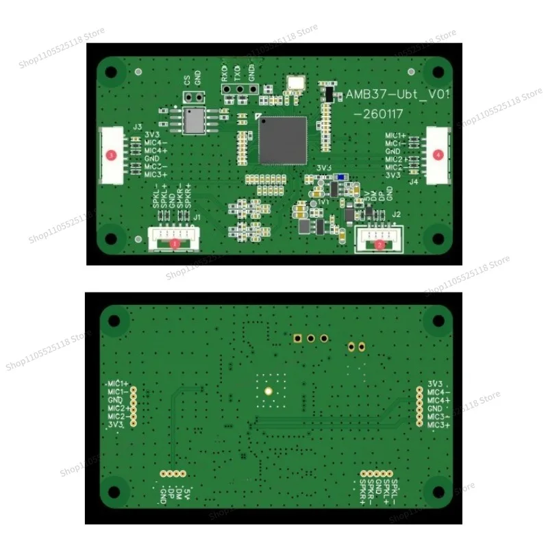 For MIC Array Small Board, Sound Card Main Board Microphone Array Small Board (2PCS for Sale)