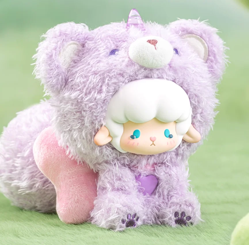 Curly Sheep Cyun Big-Tail Critter Crew Series Blind Box Vinyl Figure Cute Collectible Kawaii Mini Decor Desktop Toys Gift