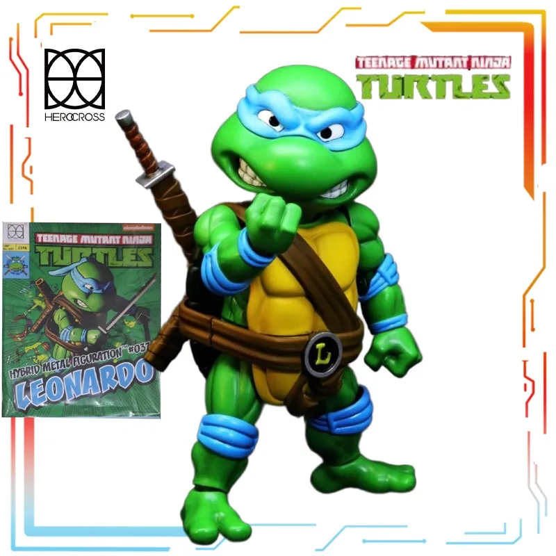 Herocross original q-versão produto acabado móvel modelo requintado tmnt anime brinquedos modelo colecionável presente de festival para meninos