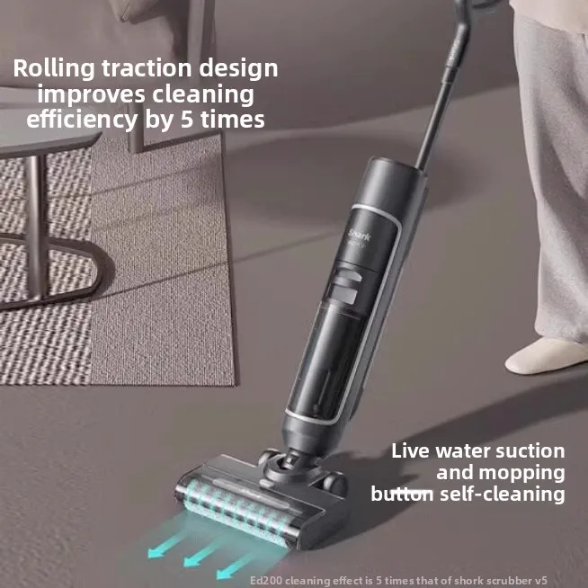 ED200 Cordless Smart Mop Vacuum Washer 3 in 1 Self Cleaning Floor Cleaner for Home