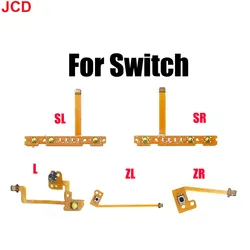 JCD 1pcs Replacement For Switch JoyCon ZR ZL L SL SR Button Key Ribbon Flex Cable For NS Repair Cable