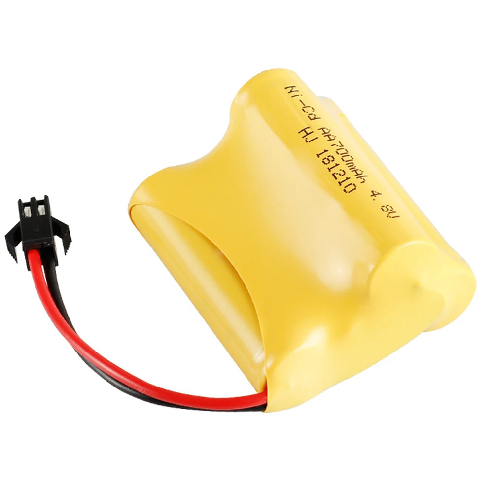 4.8V 700mah NiCd Battery SM Plug For Rc toys Cars Tanks Robots Boats Guns NI-CD 4.8v Battery L model 4* AA Battery Pack 20PCS