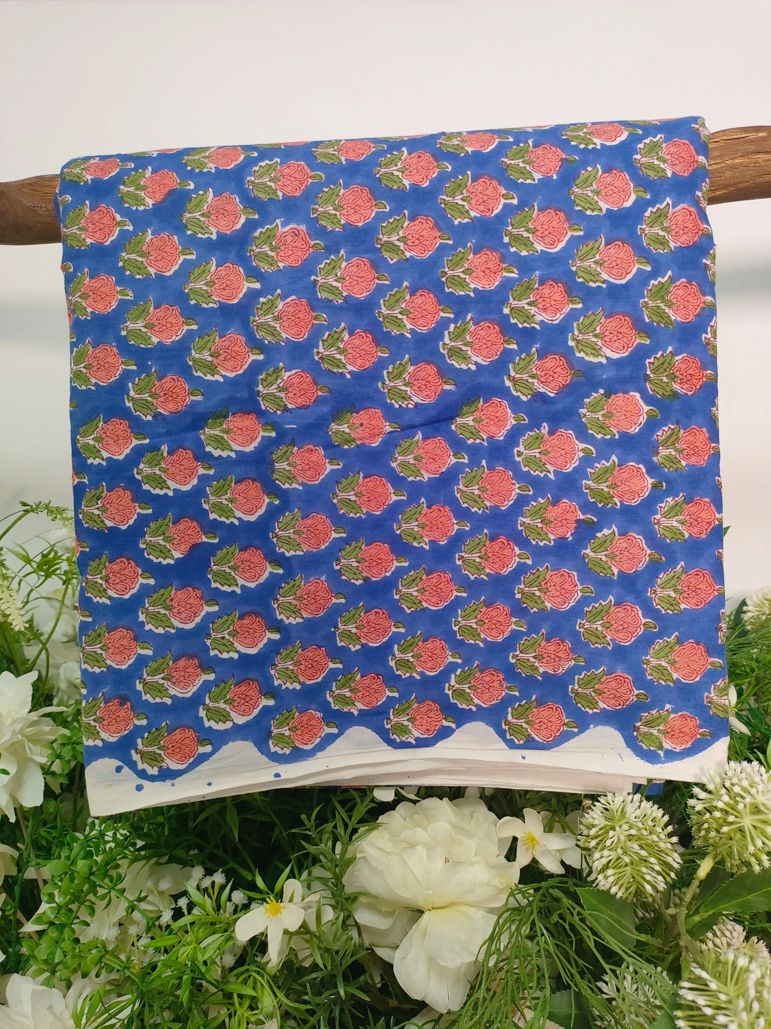 

India Block Print Summer Printed Cotton Fabric DIY Sewing Patchwork Quilting Handmade Textile Bedding Blanket Sheets Home Decor