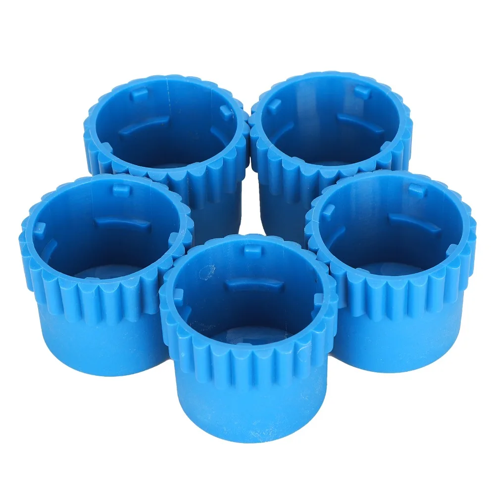 

5PCS Universal Trimmer Head Replacement Knob Blue ABS String Trimmer Bump Knob Wear Resistant Round for Husqvarna T25