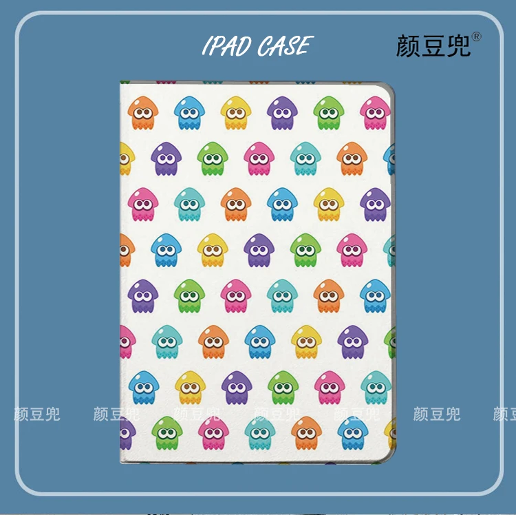 Splatoon 2 Game Anime Case For iPad 10.2 9th 10th 11th Air 3 Mini 6 7 Case Luxury Silicone Pro 12.9 11 For iPad Air 4 5 6