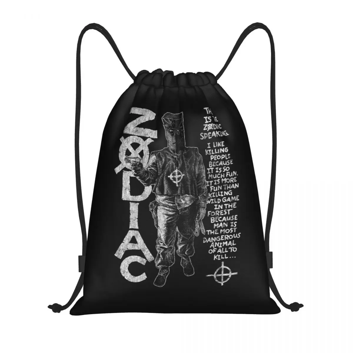 

Zodiac,David Fincher,Crime,Serial Killer Backpacks Fashion Drawstring Bags Sports Bag Book Bags for Man Woman School
