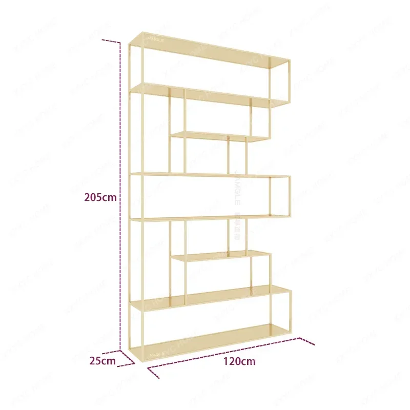 

Wrought iron shelves, floor-to-ceiling bookshelves, flower shelves, partition store display shelves, industrial