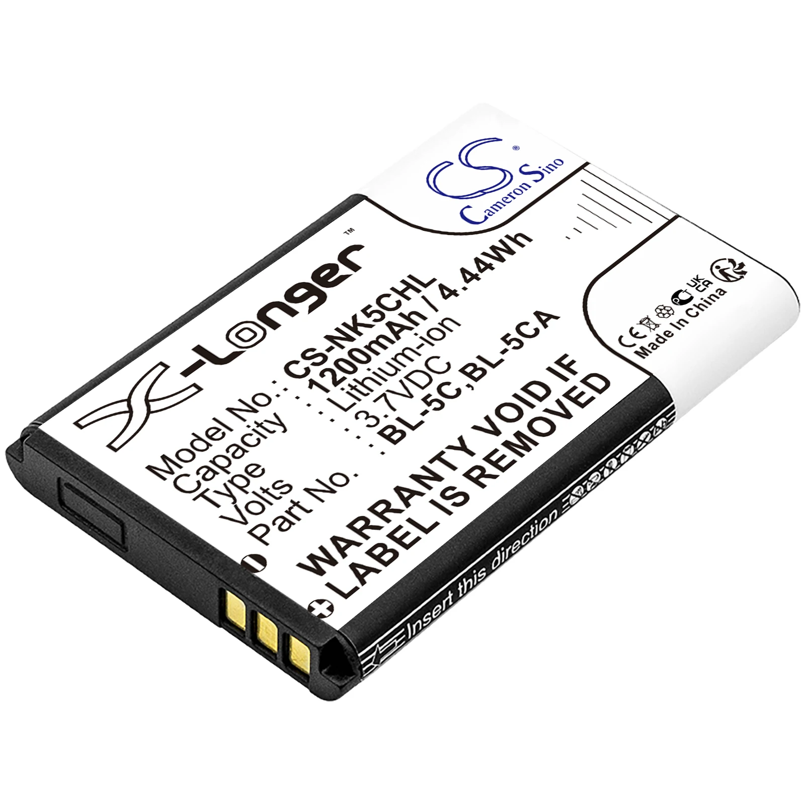 

CS Cameron Sino Kerui New 1200mAh Replacement Battery for LARK SP-220, LARK SP-220 DUAL, SP-230 DUAL, SP-230 DUAL SIM