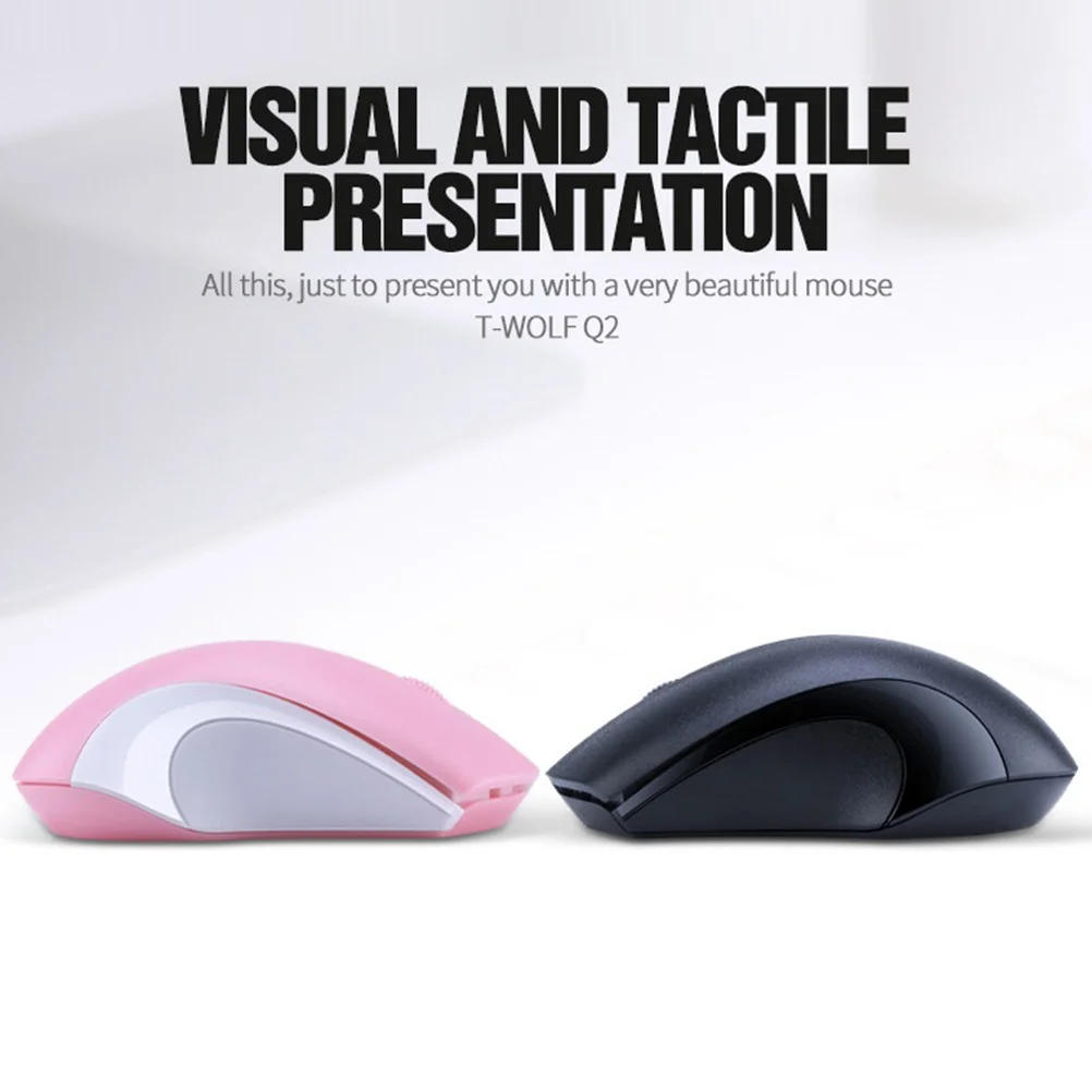

1Pcs Wireless Mouse Lightweight Ergonomic Metal Plastic Design Silent Smart Mouse for Office Gaming Laptop Girl Use 3 Colors