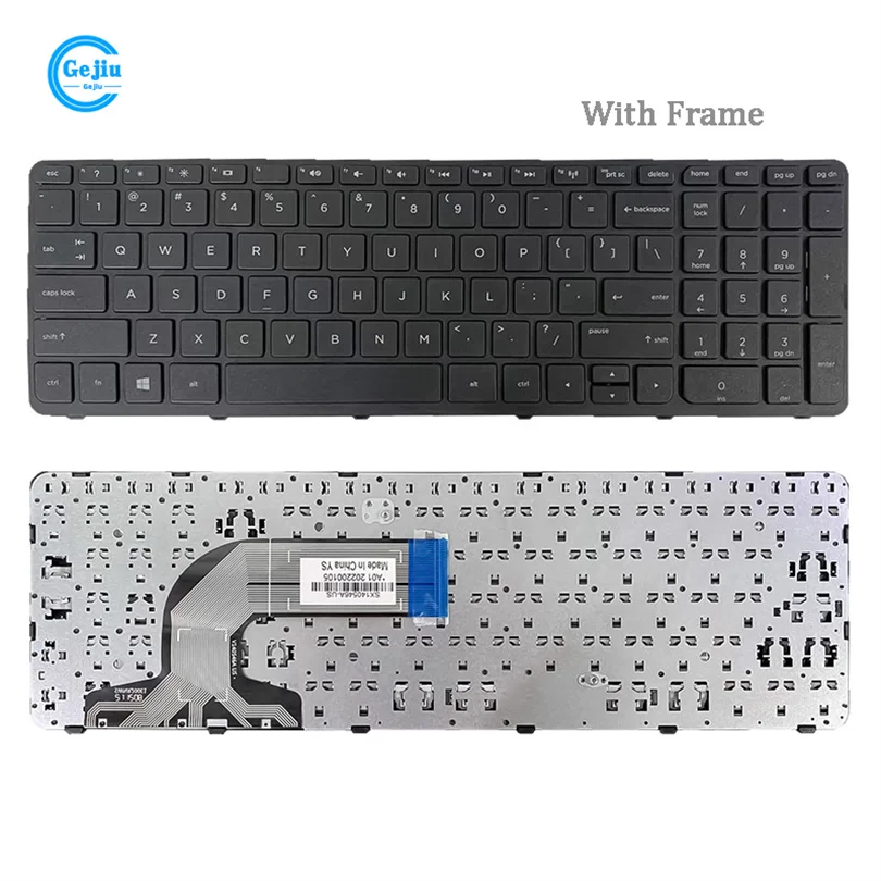 New Laptop Keyboard FOR HP 250 G3/255 G3/256 G3 15-D 15-H 15-N 15-R TPN-C113