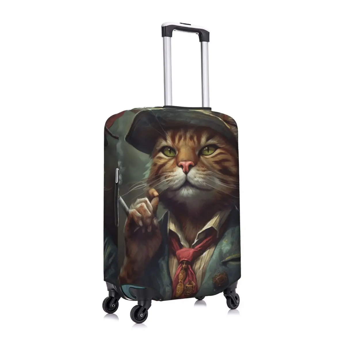 Cat Suitcase Cover Flight Gangster-style Godfather Fun Luggage Supplies Travel Protection