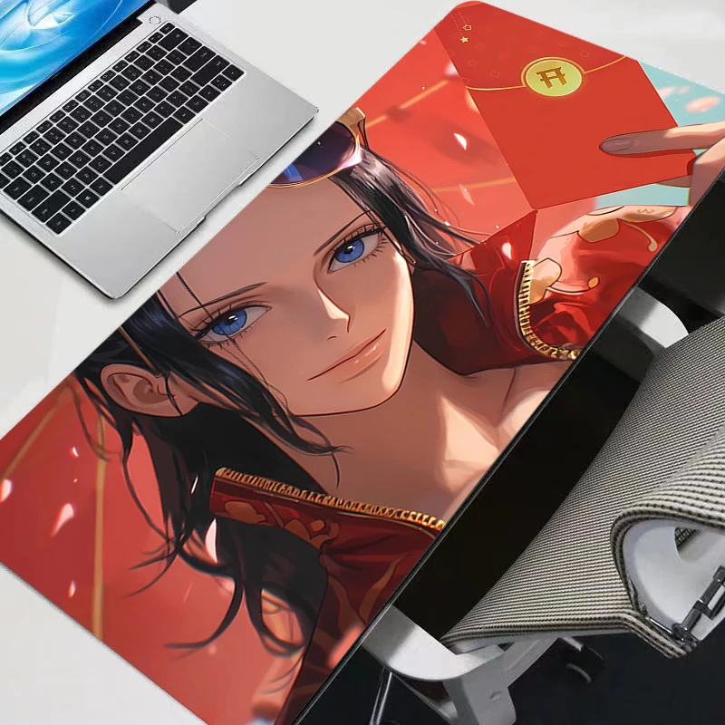 Mouse Pad Large Gamer Gaming One Piece Accessories Speed Keyboard Rubber Lock Edge Desk Mat Laptop durable anime mousepad