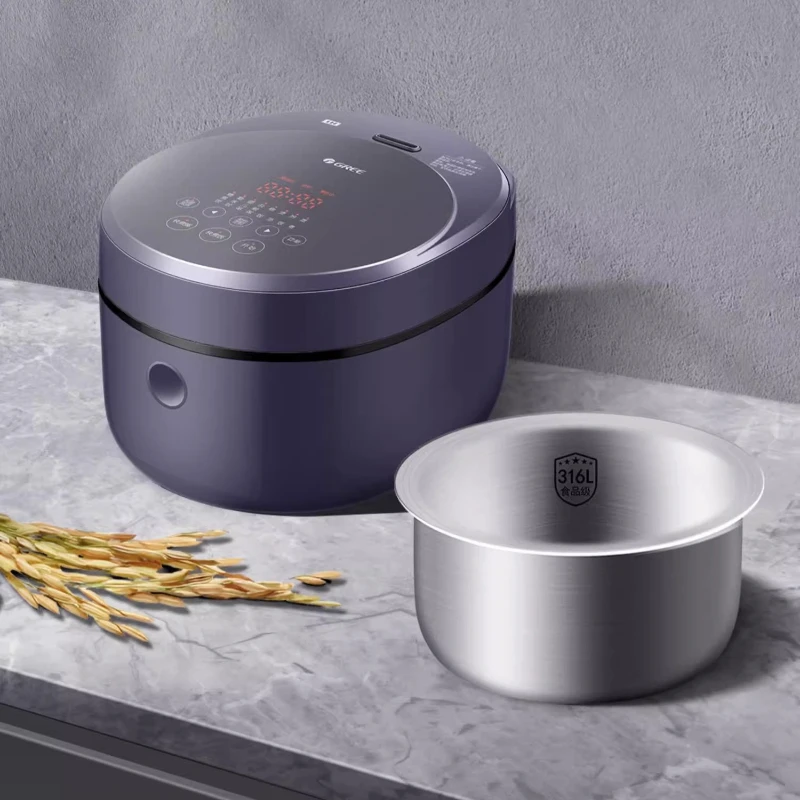 Рисоварка Home Smart IH, 4 л, нержавеющая сталь 316L с антипригарным покрытием и прецизионным контролем температуры