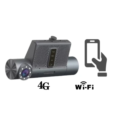 Vehicle CCTV System For Taxi 2CH 1080P WiFi GPS Dashcam