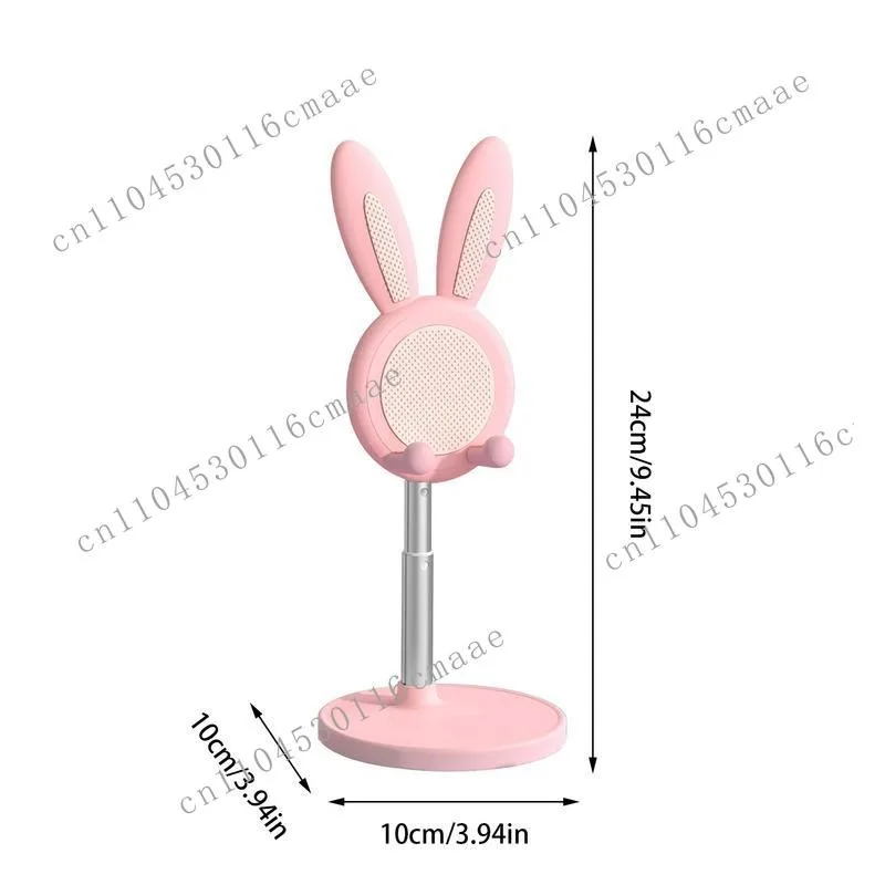 

New Cute Phone Stand Cute Rabbit Smartphone Stand Adjustable Cartoon Animal Desktop Decoration
