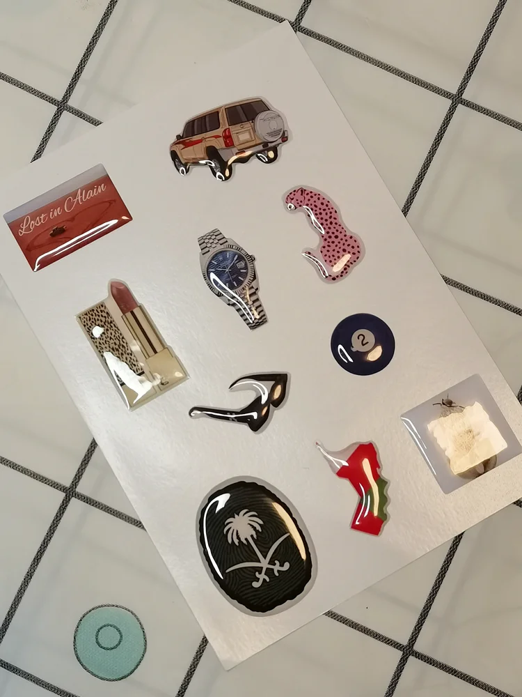 Etykieta dekoracyjna na etui na telefon DIY Naklejki ekspozycyjne Żywica i mocno