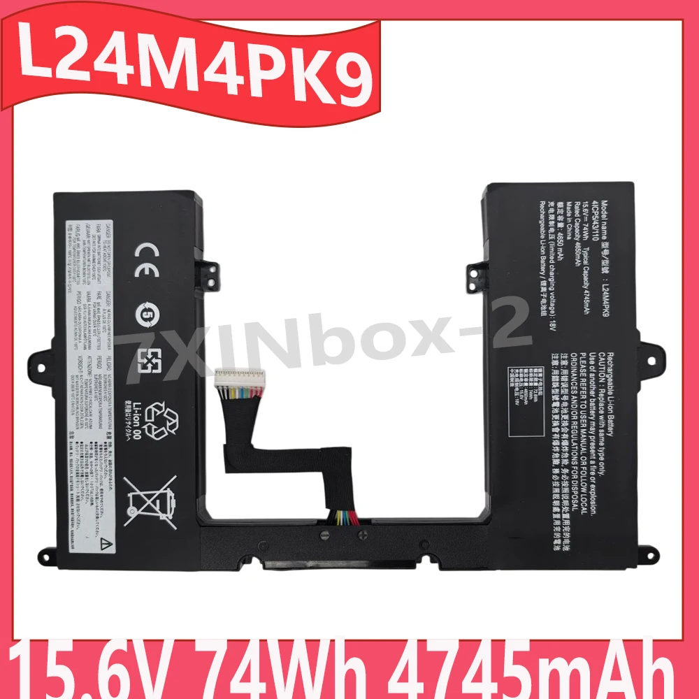 L24M4PK9 L24N4PK4 15.6V 74Wh 4745mAh OEM Laptop Battery For Lenovo Legion Go 2 2th 8AHP2 8ASP2 Z2e Handheld Game Console