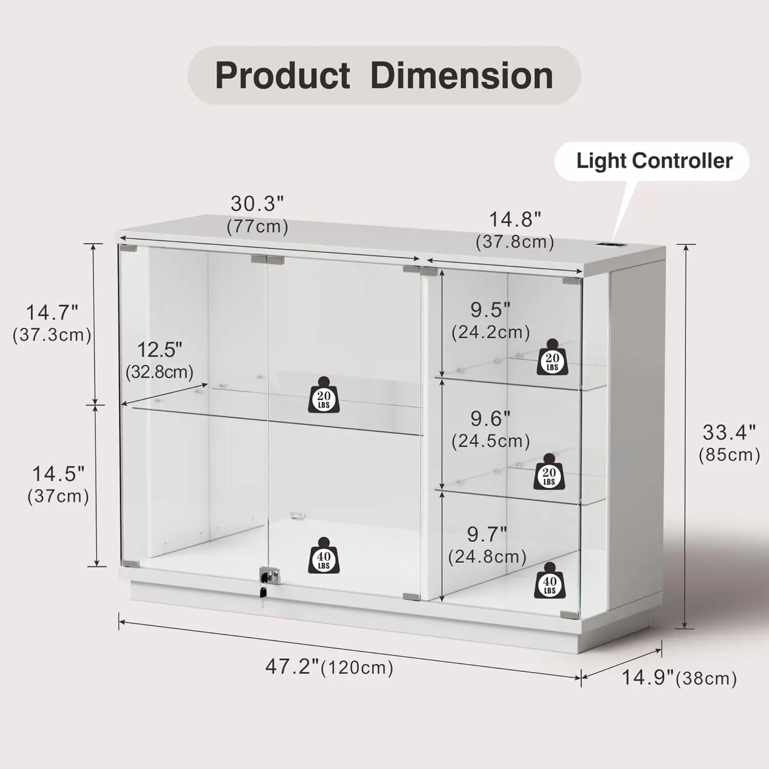 Thumbnail 2 - #15 Latest Glass Display Cabinets Offers