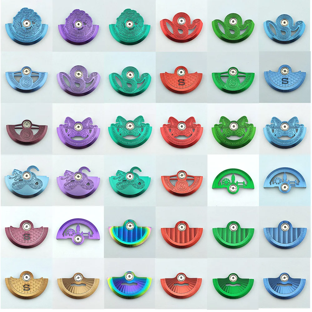 

Красочные роторы с качающимся грузом NH35, высококачественный ротор, совместимый с запасными частями механизмов NH35 NH36 NH34 NH38 4R