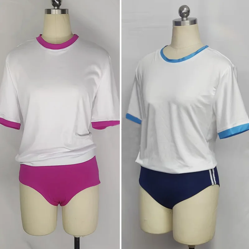 Archivo Tsukiyuki Miyako Sorai Saki Kasumizawa Miyu Kuda Izuna traje de gimnasio traje de baño Cosplay disfraz ropa tamaño personalizado