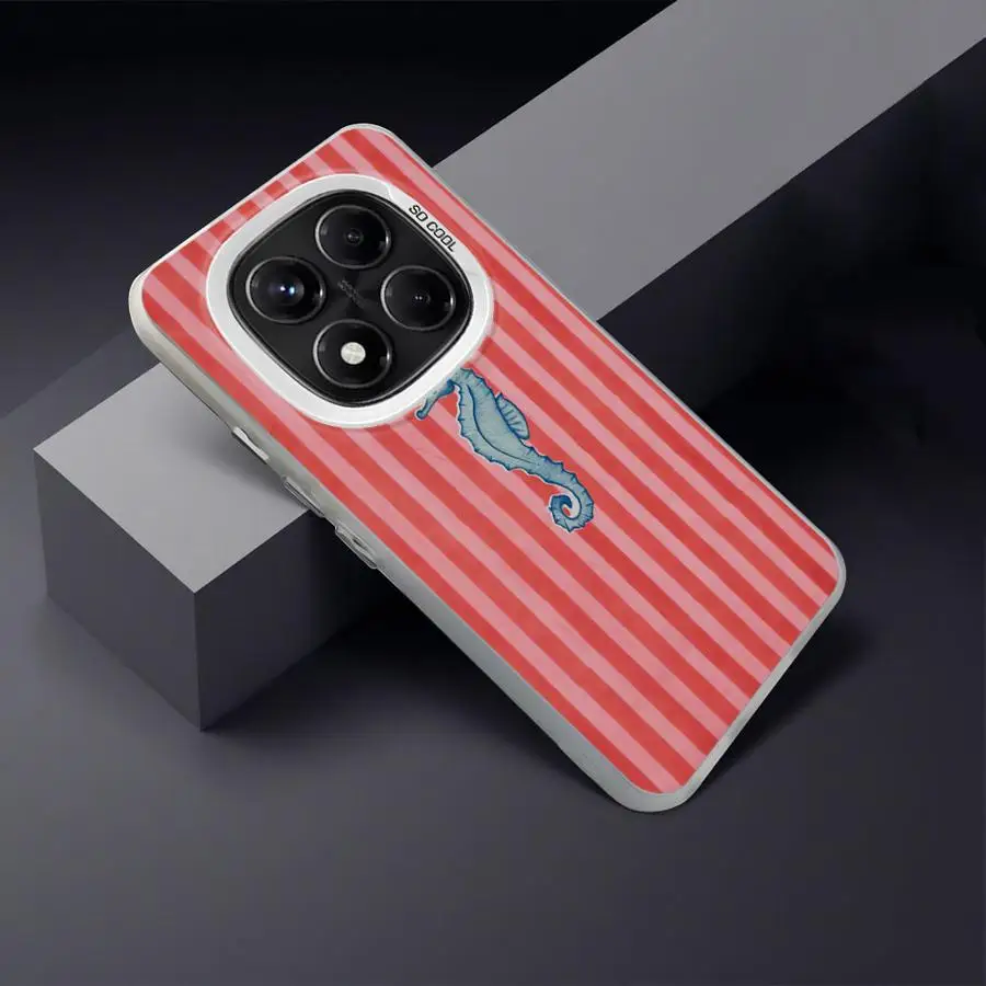 Back Phone Cover Case for Xiaomi Poco F4 C51 X3 Pro C50 X3 NFC X5 F3 GT Marinc Life Crabs Lobsters Cool