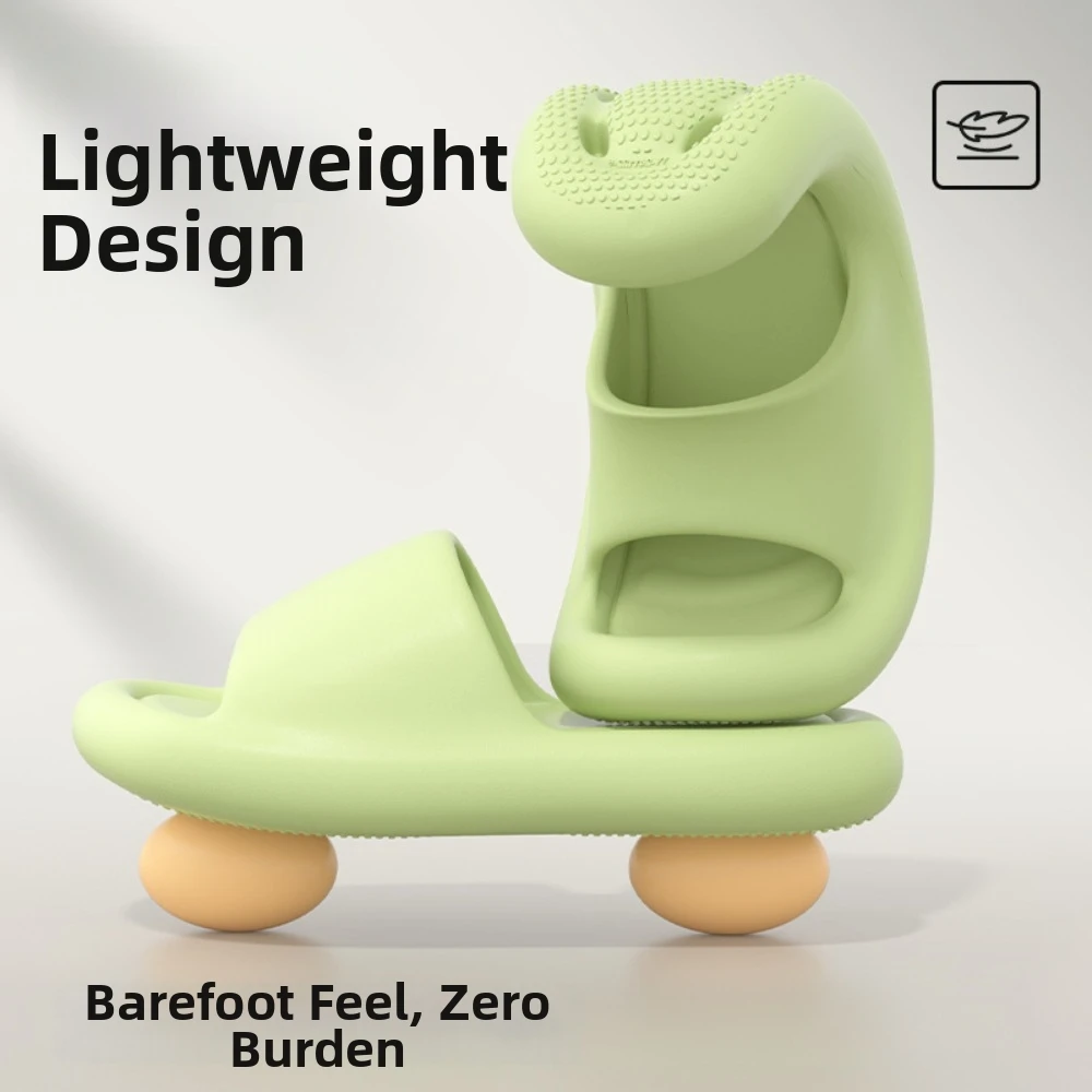 

All Match Anti Slip Thick Soled Slippers Platform EVA Slides Sandals Solid Color Simple Fashion Outer Wear Shoes Ladies