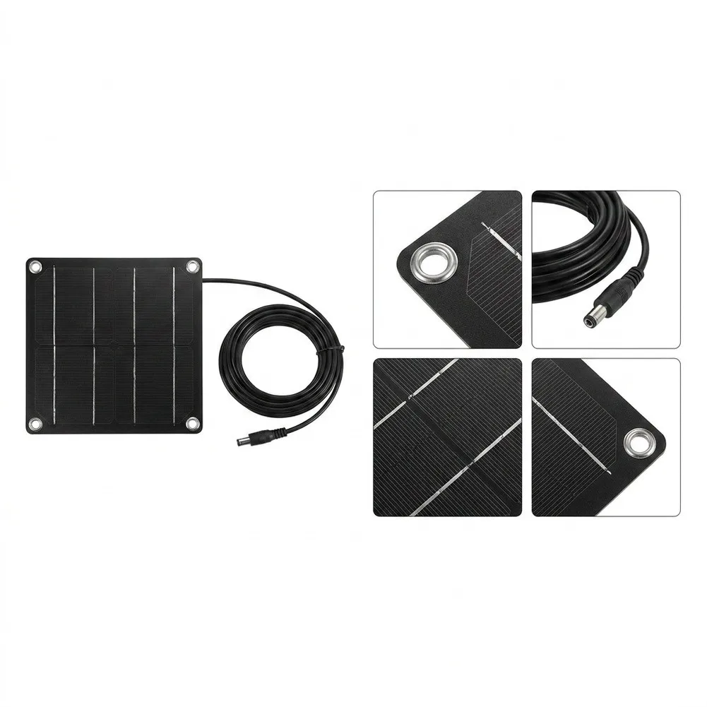 Security Camera for Solar 4W for Solar Panel Monocrystalline Solar Panel For Lighting High Efficiency Conversion Compact