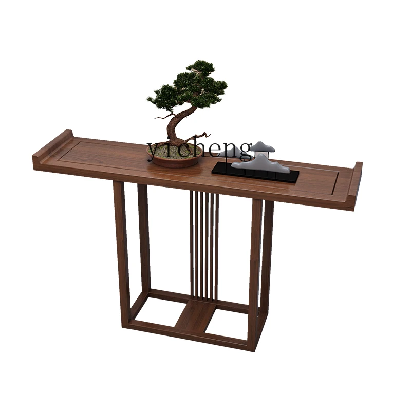 

YY New Chinese Style Console Tables Storage Rack Modern Entrance Cabinet Narrow Table