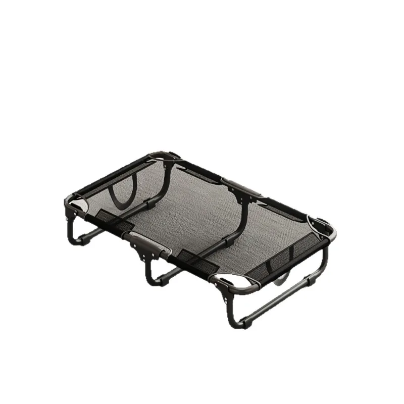 Foldable dog camp bed summer moisture-proof off-the-ground kennel breathable pet four-season cat and dog universal sleeping mat