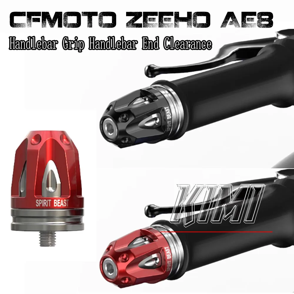 

For CFMOTO ZEEHO AE8 AE8 S+ AE8S AE8+ Motorcycle Handle Grips Ends Handlebar Counterweight Cap Plug Slider