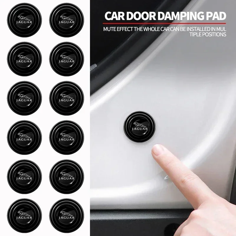 

4Pcs Car Shock Pad Sound Insulation Anti-collision Cushion For Jaguar XF XE XJ FPace XType SType FType EPace IPACE XK Auto Goods