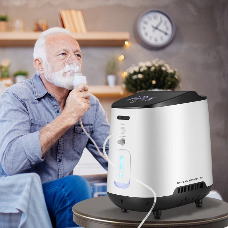 

VARON For Home Use Purifier ①-⑦ Liter 0xy-Gen-erator Concentrator 93% Purity Small With Nebulizer Machine AC Power US/DE Instock