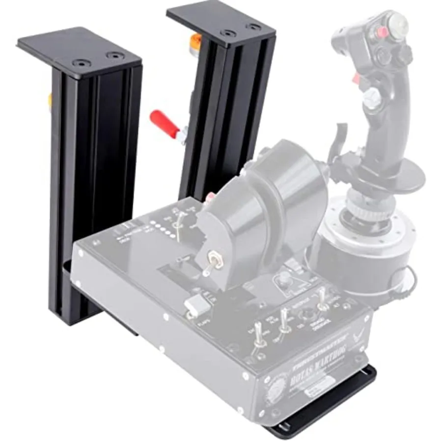 Meza Mount-Set of 2 Hotas Desk Mount for The Flight Sim Joystick Mount Compatible with Thrustmaster Warthog/WinWing Orion 2Adju