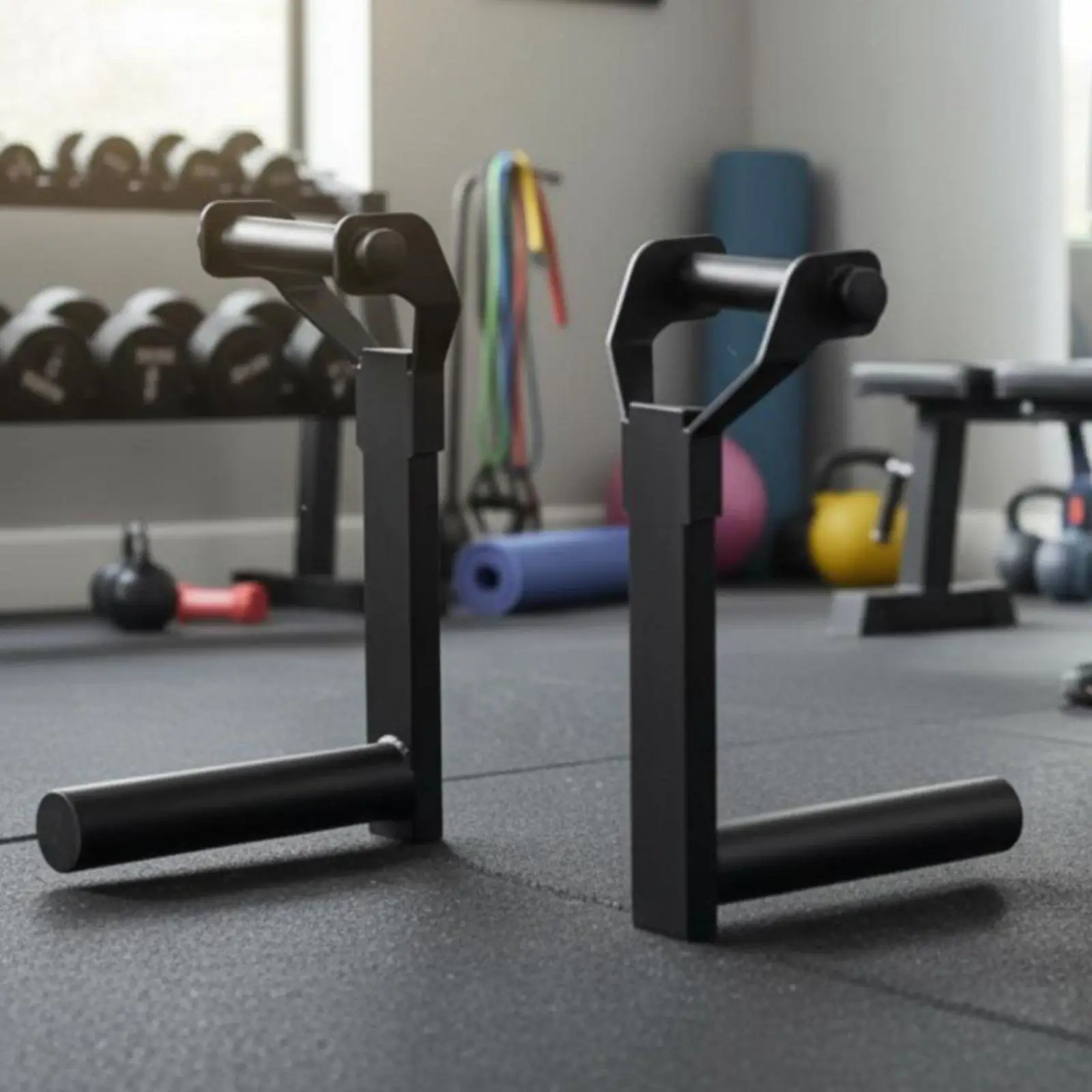 Multi-size Barbell Plate Holder Organizer Rack Fitness Equipment Accessory for Home and Commercial Gym view 3