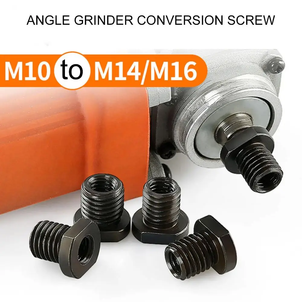 Angle Grinder Thread Adapter M10 to M14 M16 Thread Nut Arbor Connector Polishing Screw Thread Converter Rod Connector Tool