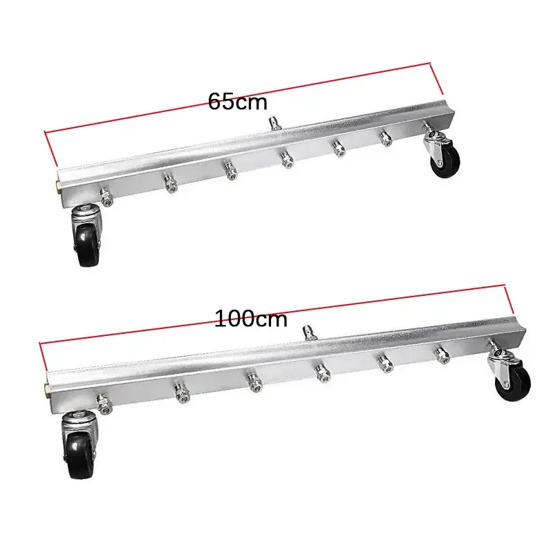 Durable  7 Nozzle Road Cleaning Tool High Pressure Washer broom Undercarriage Cleaner 4000 PSI Road Cleaning Machine for Car