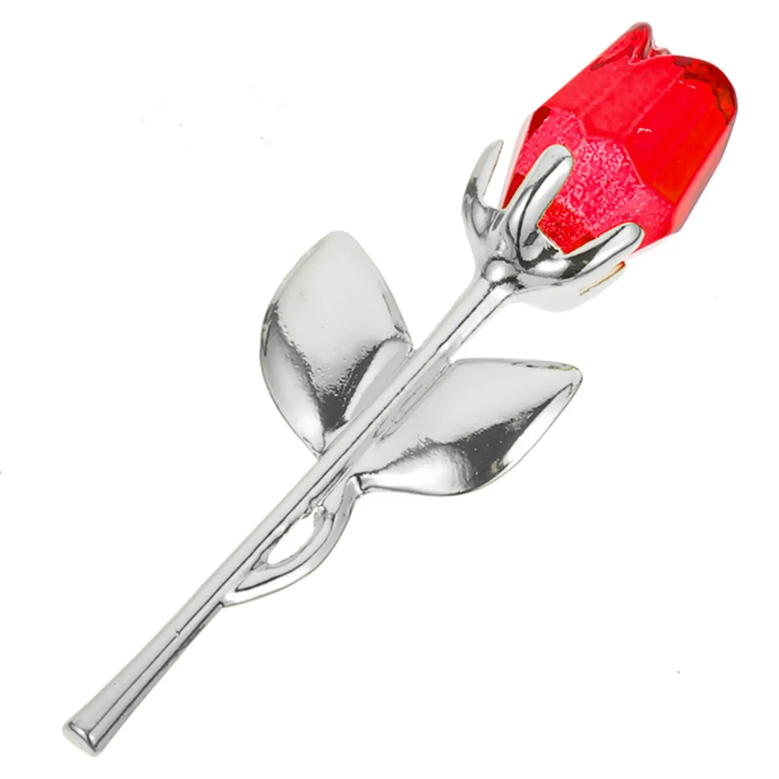 

Metal Roses Wedding Flower Decor Romantic Crystal Flowers Ornament Decorations for Household Valentine's Day Miss
